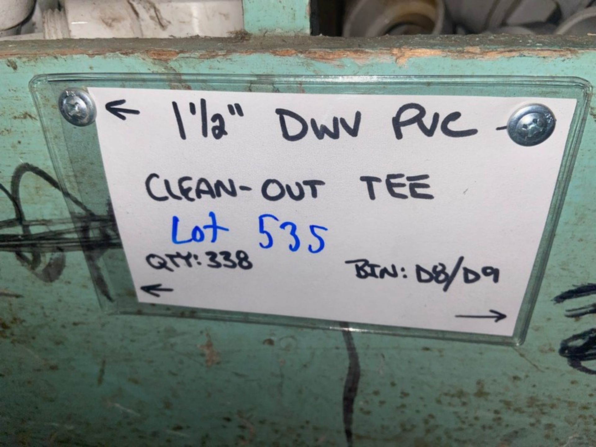 (338)1 1/2” DWV PVC Clean-out TEE (Bin:D8,D9)(LOCATED IN MONROEVILLE, PA) - Image 3 of 6