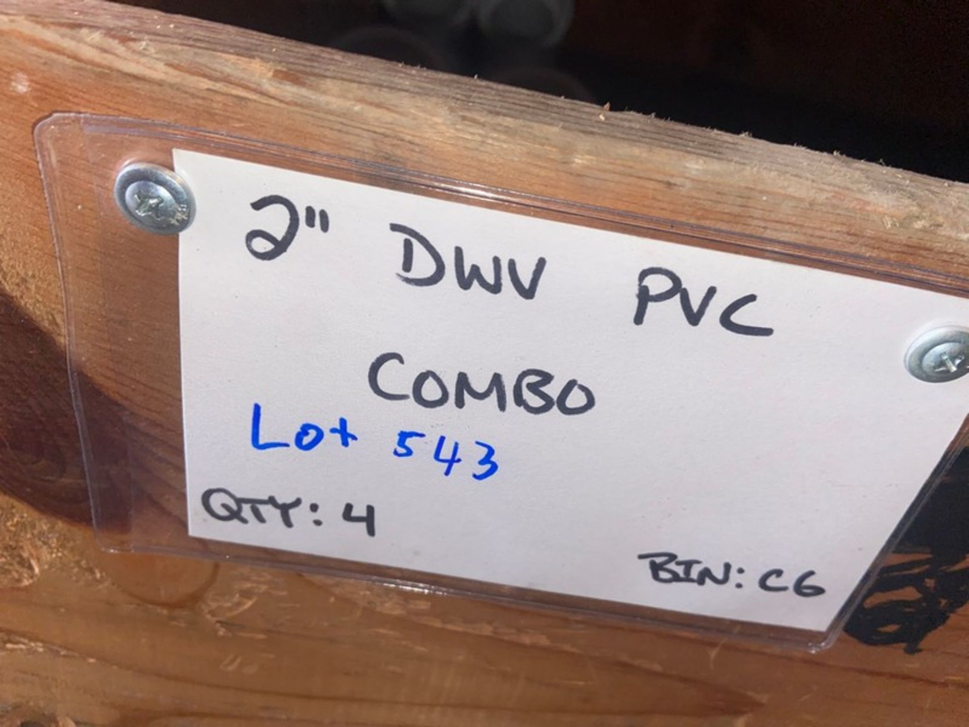 (4) 2” DWV PVC COMBO (Bin:C6); (2) DWV PVC TEE (Bin:C6) (LOCATED IN MONROEVILLE, PA) - Image 4 of 8