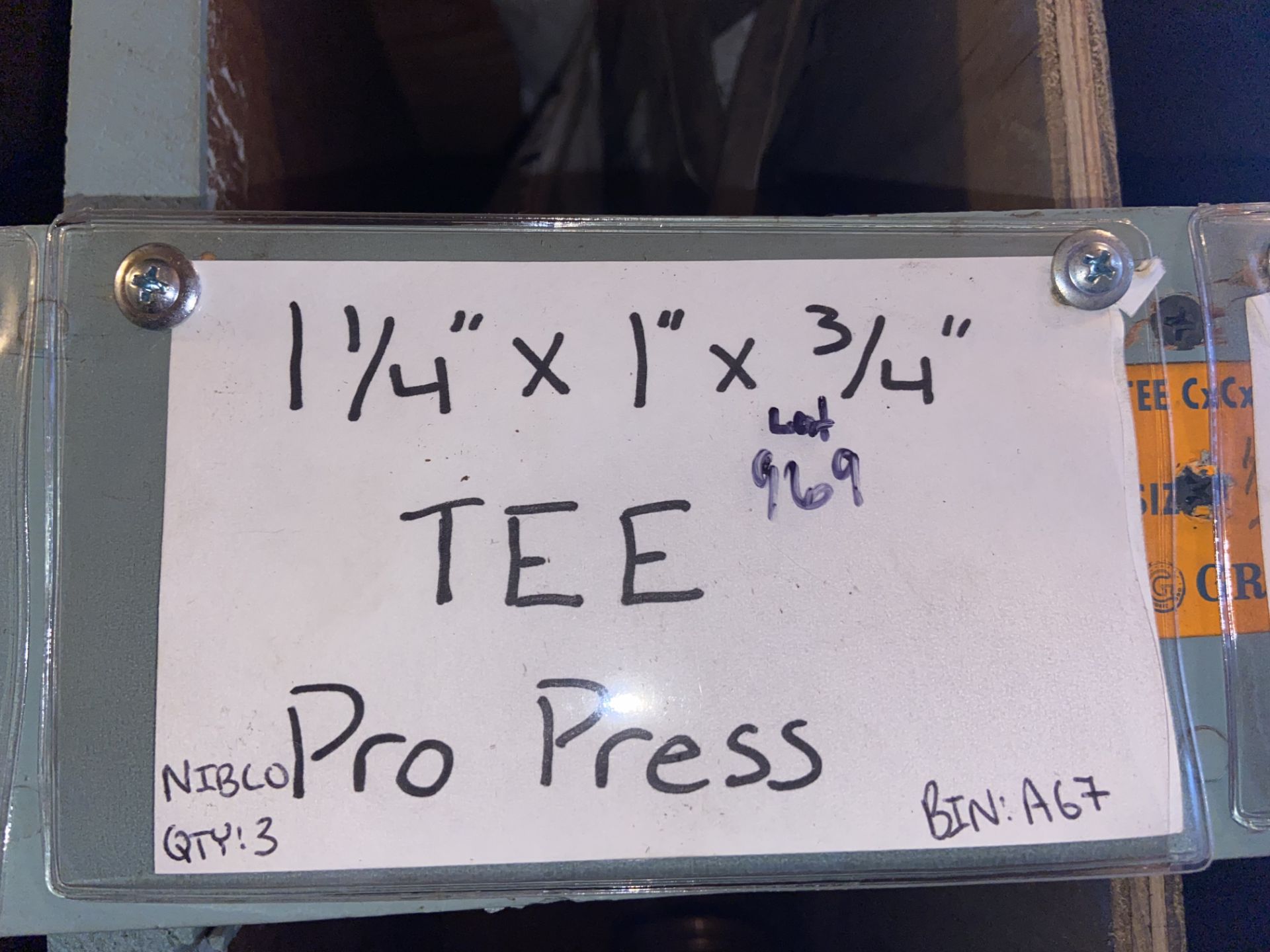 (1) VIEGA 2”x1 1/2” x 1 1/4” Tee Pro Press; (2) NIBCO 1 1/4” 1 1/4”x 1/2” Tee Pro Press; VIEGA (1) - Image 31 of 33