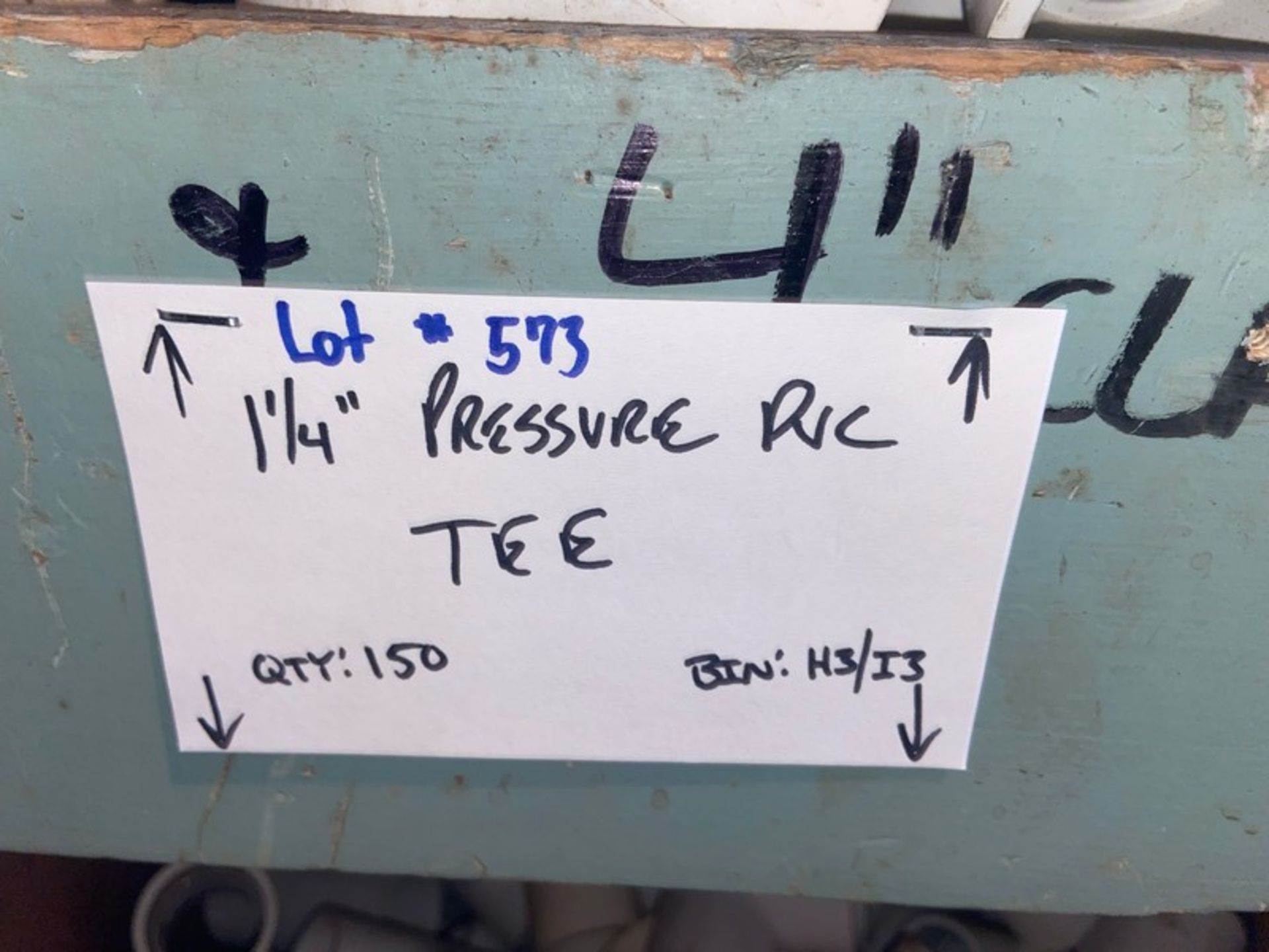 (150) 1 1/4” Pressure PVC TEE (Bin:H3/I3)(LOCATED IN MONROEVILLE, PA) - Image 6 of 6