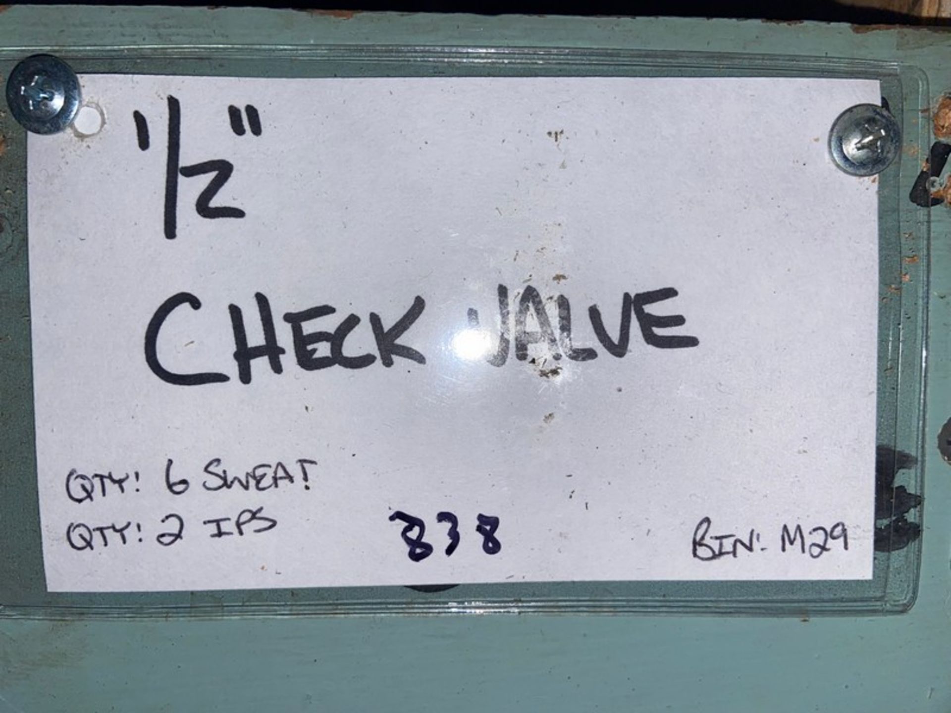 (4) Sweat (1) IPS 1” Check Valve (Bin:M31); 1/2” pro press check valve (Bin:M30); 1/2” Check - Image 4 of 10