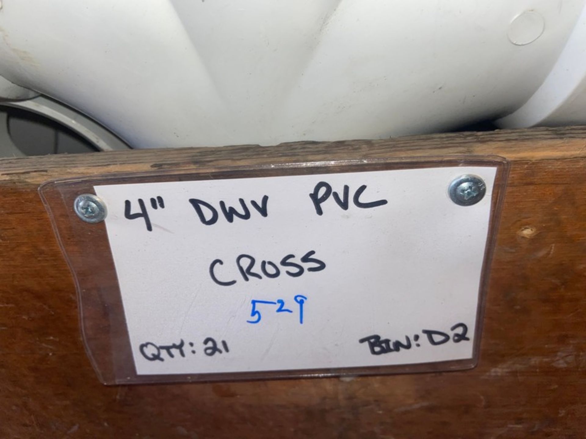 (21) 4” DWV OCC CROSS (Bin:D2) (LOCATED IN MONROEVILLE, PA) - Bild 2 aus 4