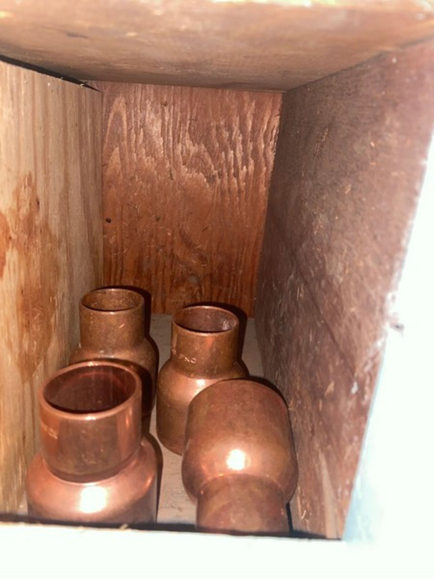 (4) 2" X 1" Fitting Reducer (Bin: B45); (4) Copper 2" x 1-1/4" Fitting Reducer (Bin: B46) (LOCATED - Image 2 of 4