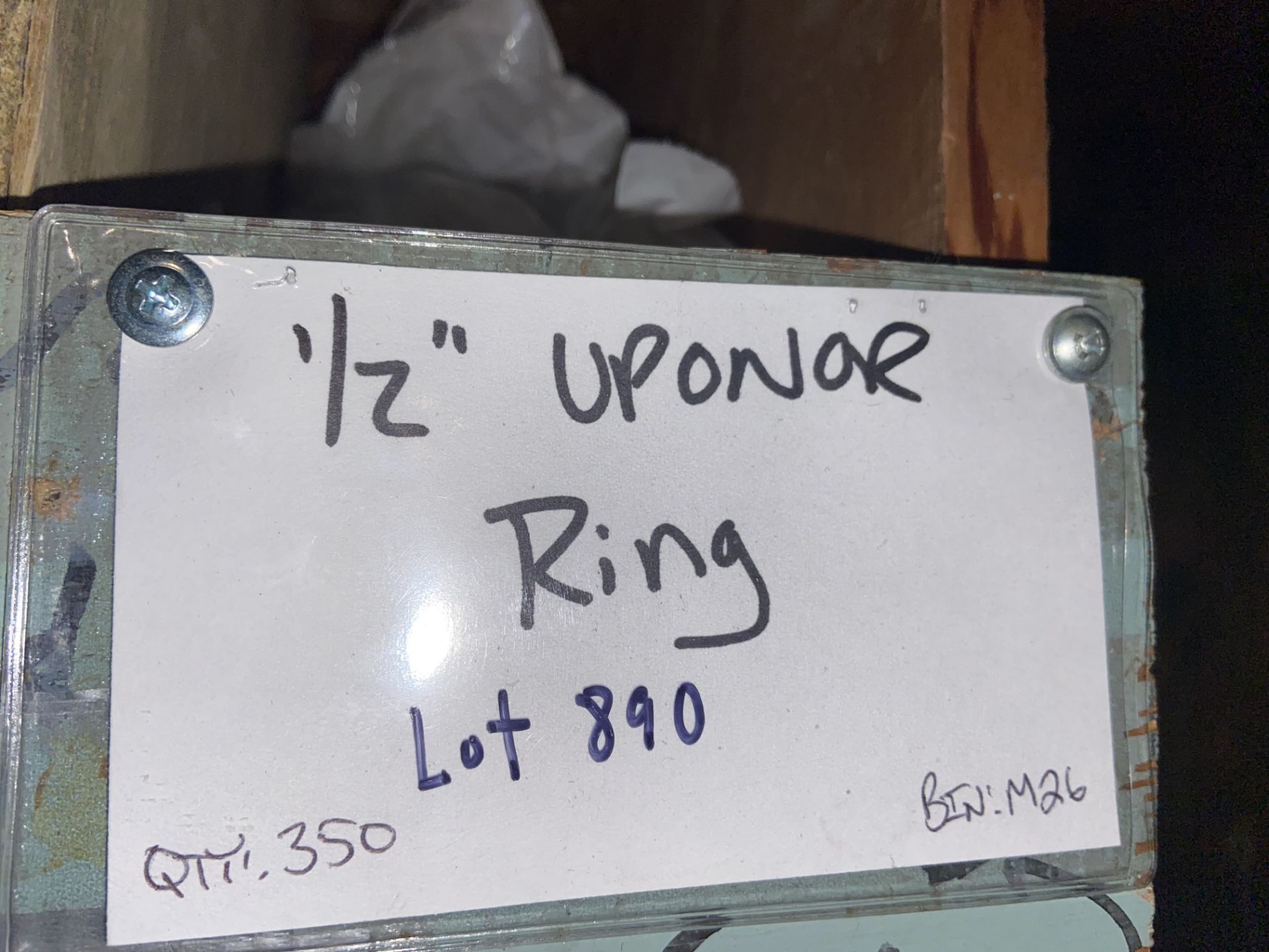 (350) 1/2” Uponor Ring (Bin:M26)(LOCATED IN MONROEVILLE, PA) - Image 2 of 2