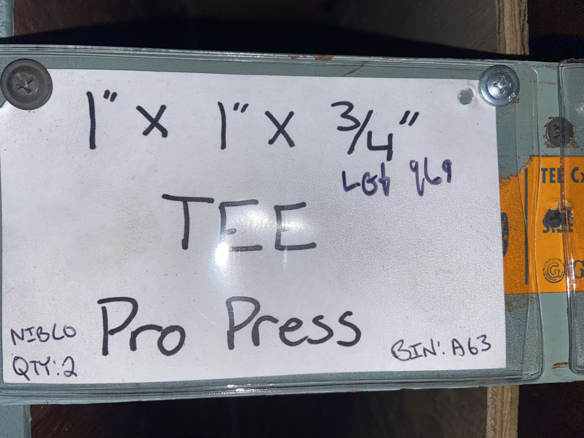 (1) VIEGA 2”x1 1/2” x 1 1/4” Tee Pro Press; (2) NIBCO 1 1/4” 1 1/4”x 1/2” Tee Pro Press; VIEGA (1) - Image 24 of 33