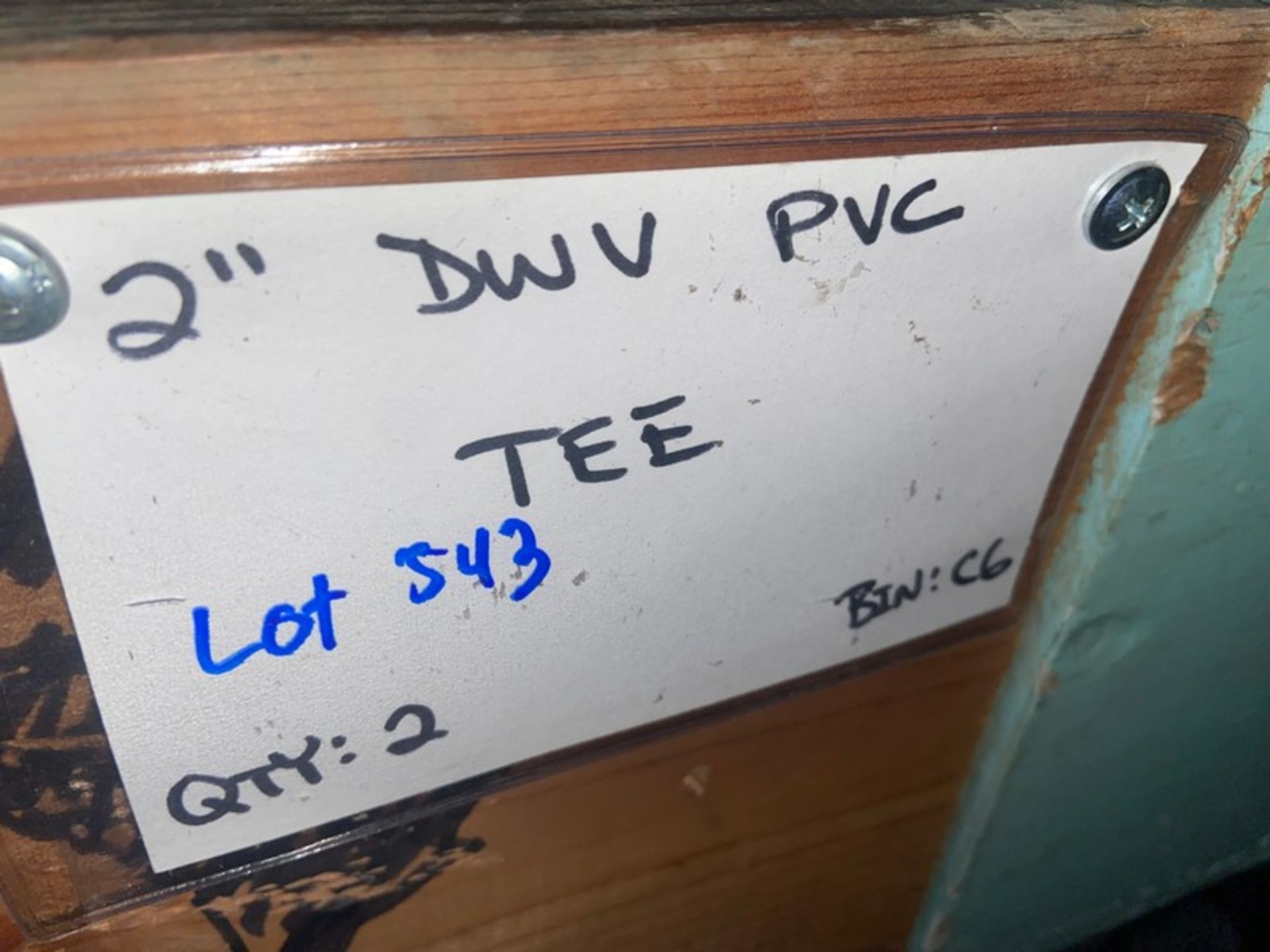 (4) 2” DWV PVC COMBO (Bin:C6); (2) DWV PVC TEE (Bin:C6) (LOCATED IN MONROEVILLE, PA) - Image 3 of 8
