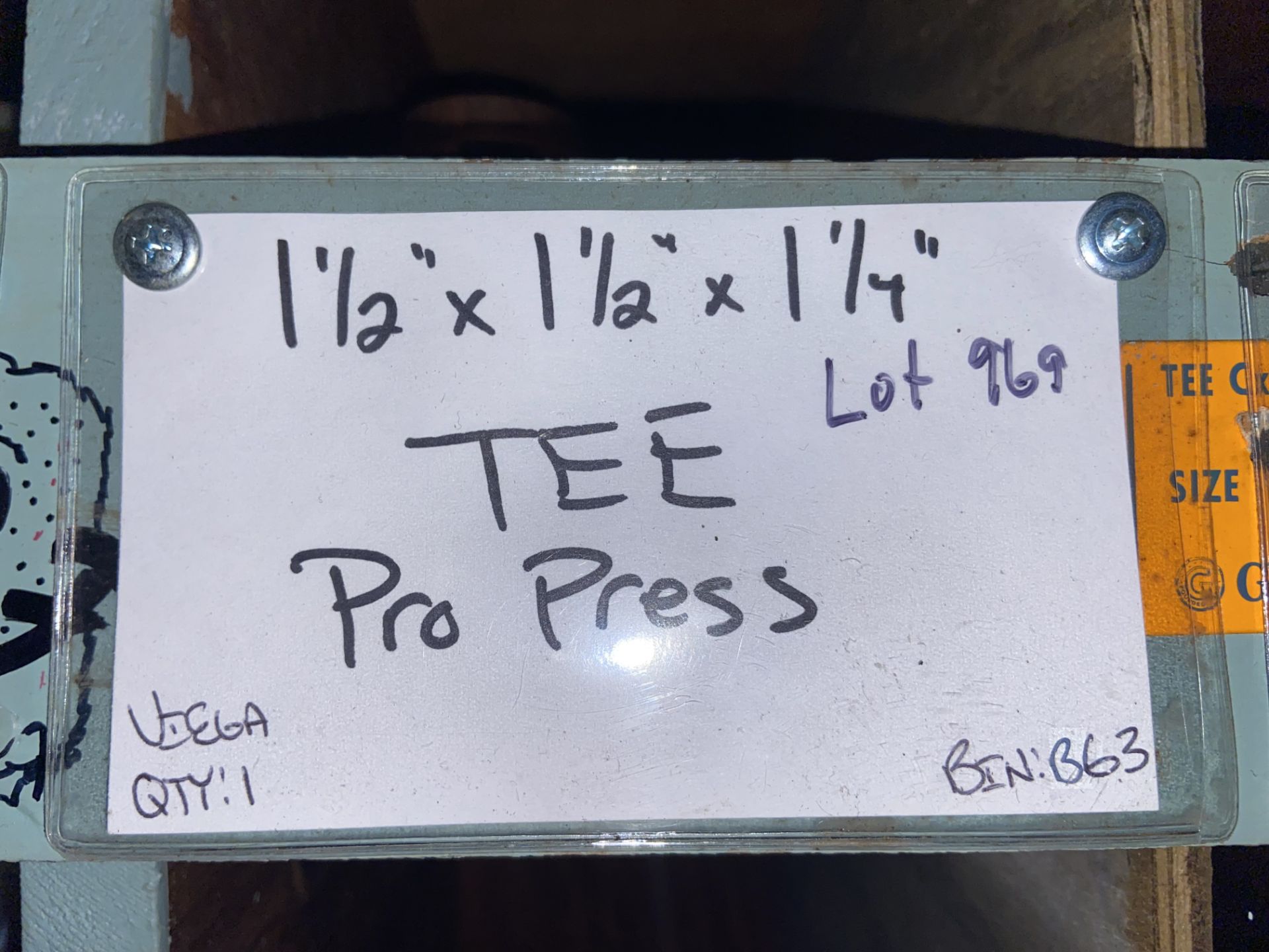 (1) VIEGA 2”x1 1/2” x 1 1/4” Tee Pro Press; (2) NIBCO 1 1/4” 1 1/4”x 1/2” Tee Pro Press; VIEGA (1) - Image 14 of 33