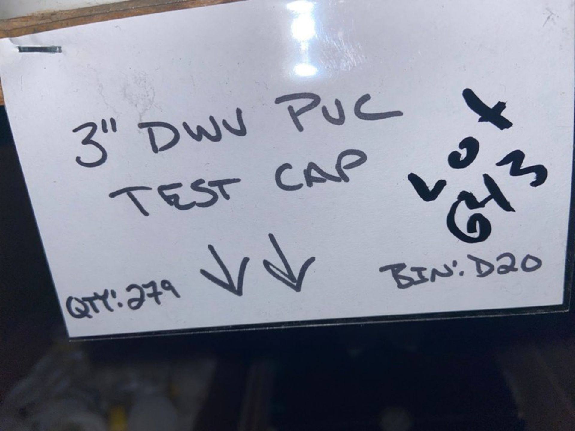 (23) 4” DWV PVC Test Cap; (279) 3” DWV PVC Test Cap; (370) 2” DWV PVC Test Cap; (422) 1-1/2” DWV PVC - Image 6 of 7