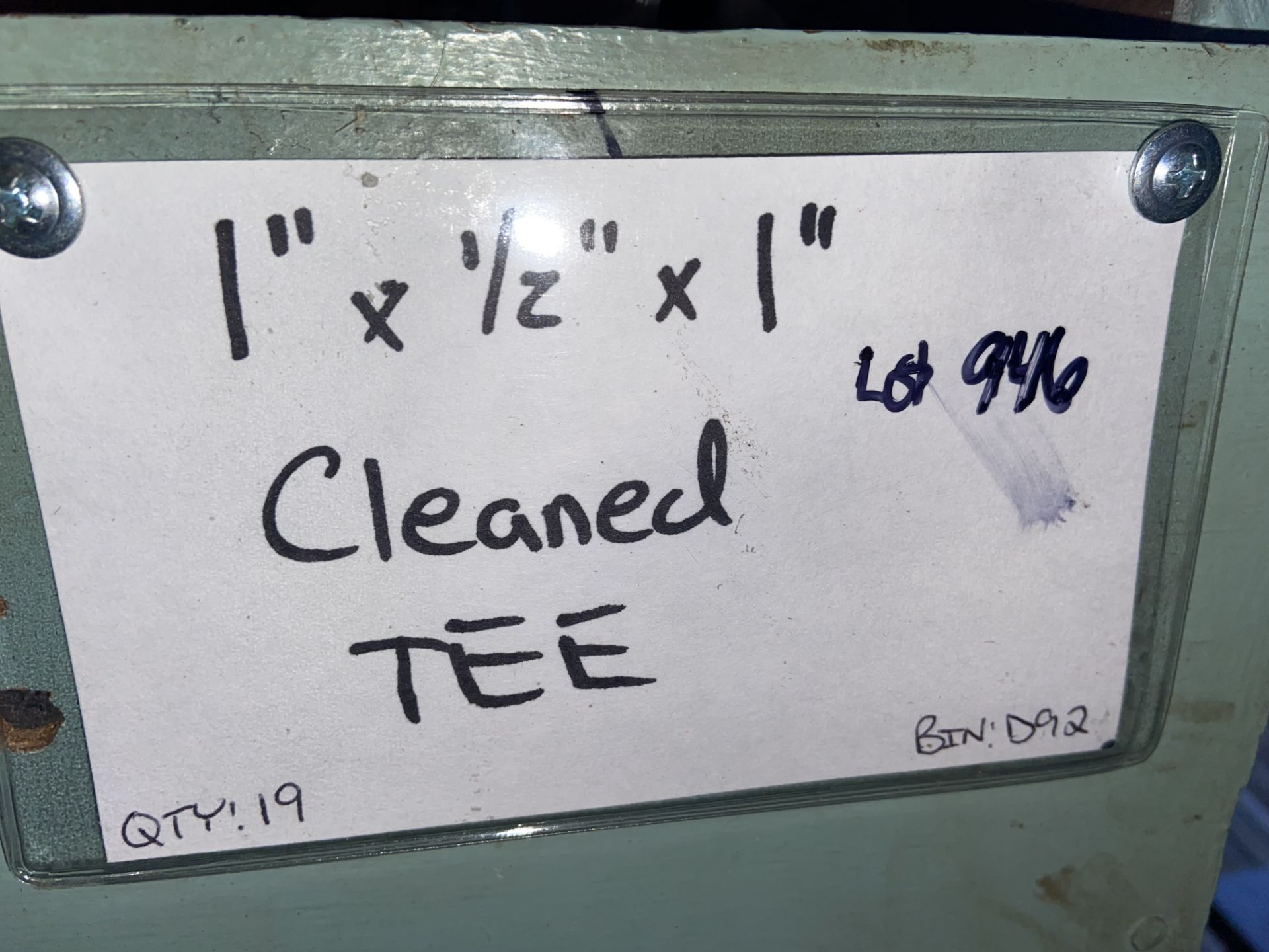 (19) 1”x1/2”x1”. Cleaned Tee (Bin:D92) (LOCATED IN MONROEVILLE, PA) - Image 2 of 2