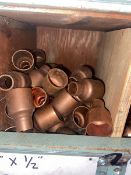(106) 1” x 1/2” Reducing Coupling (Bin:39) (LOCATED IN MONROEVILLE, PA)