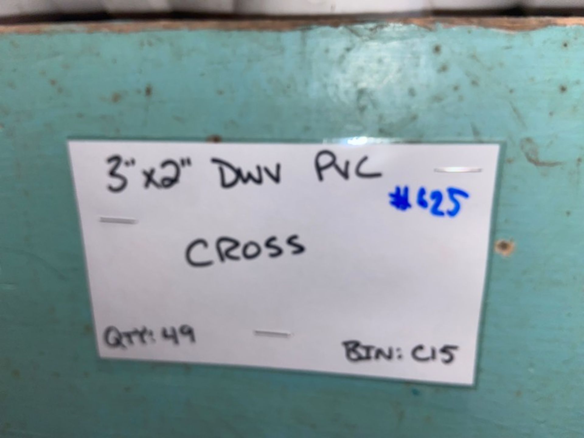 (49) 3”x2” DWV PVC CROSS (Bin:C15)(LOCATED IN MONROEVILLE, PA) - Bild 2 aus 2