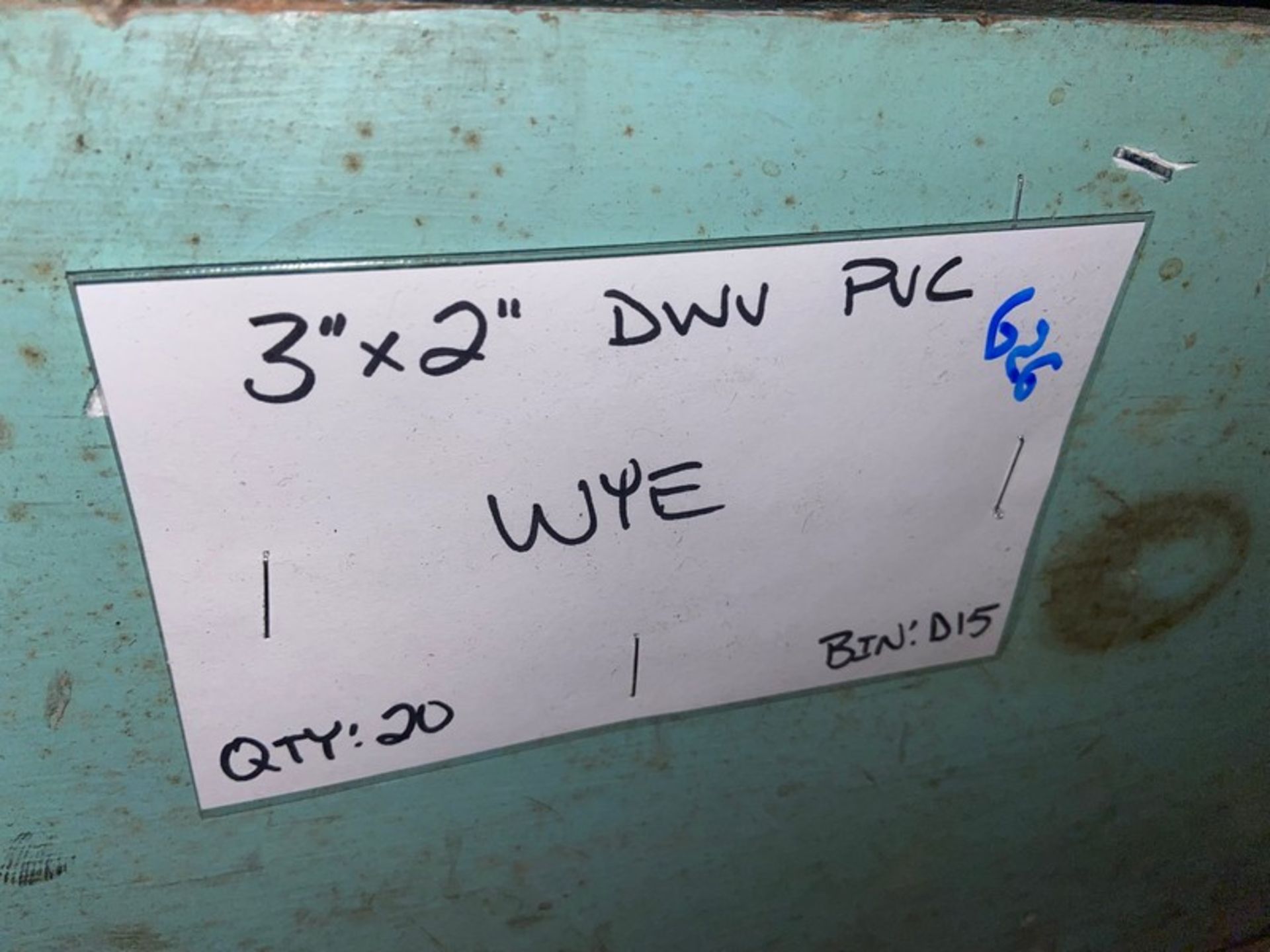 (20) 3”x2” DWV PVC WYE (Bin:D15) (LOCATED IN MONROEVILLE, PA) - Image 4 of 4