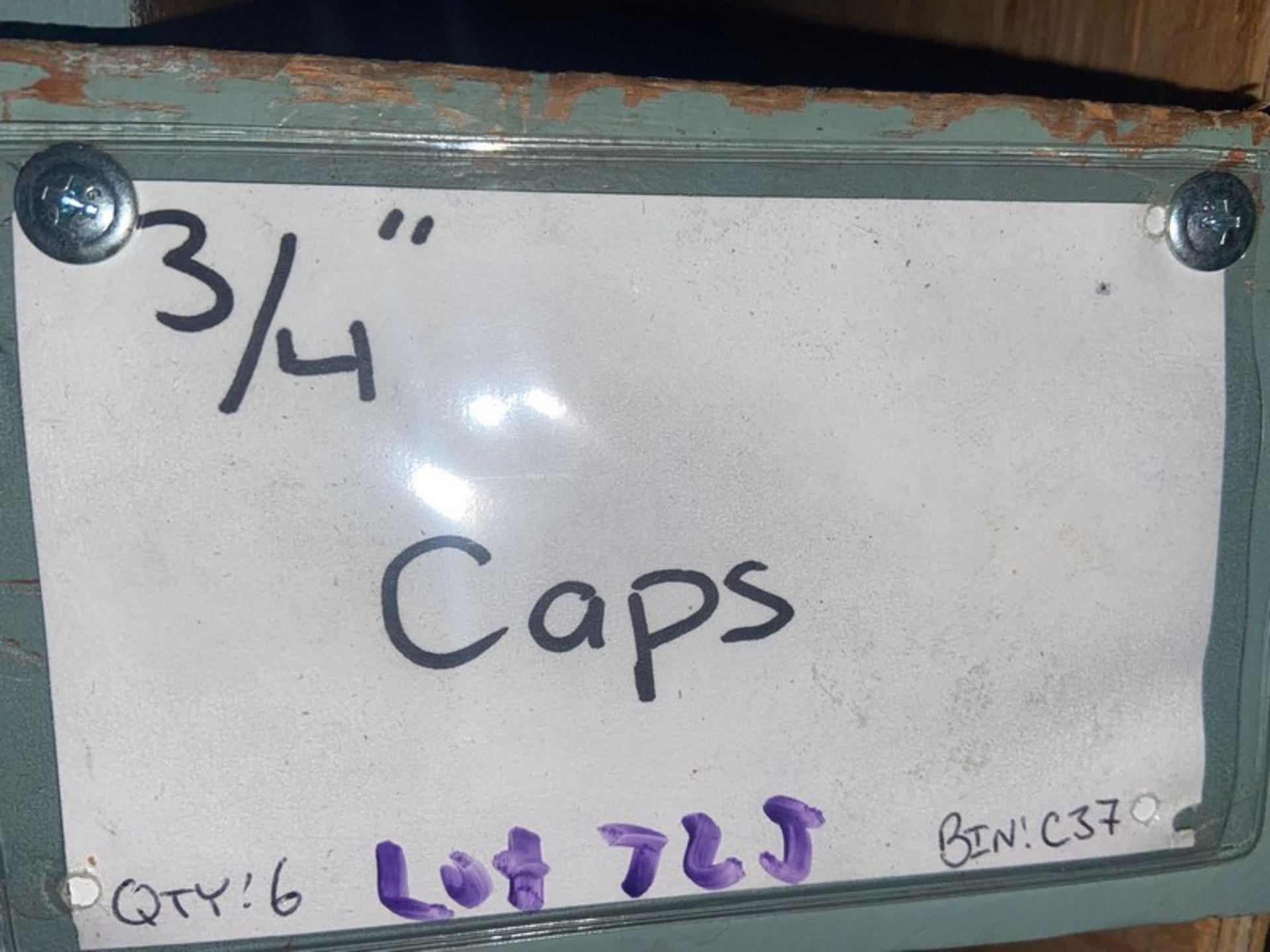 (6) 3/4” Caps (Bin:37); (3) 3/4” St Female Adapt (BinC36); (11) 3/4” Female Adapt (Bin:C35) (LOCATED - Image 6 of 6