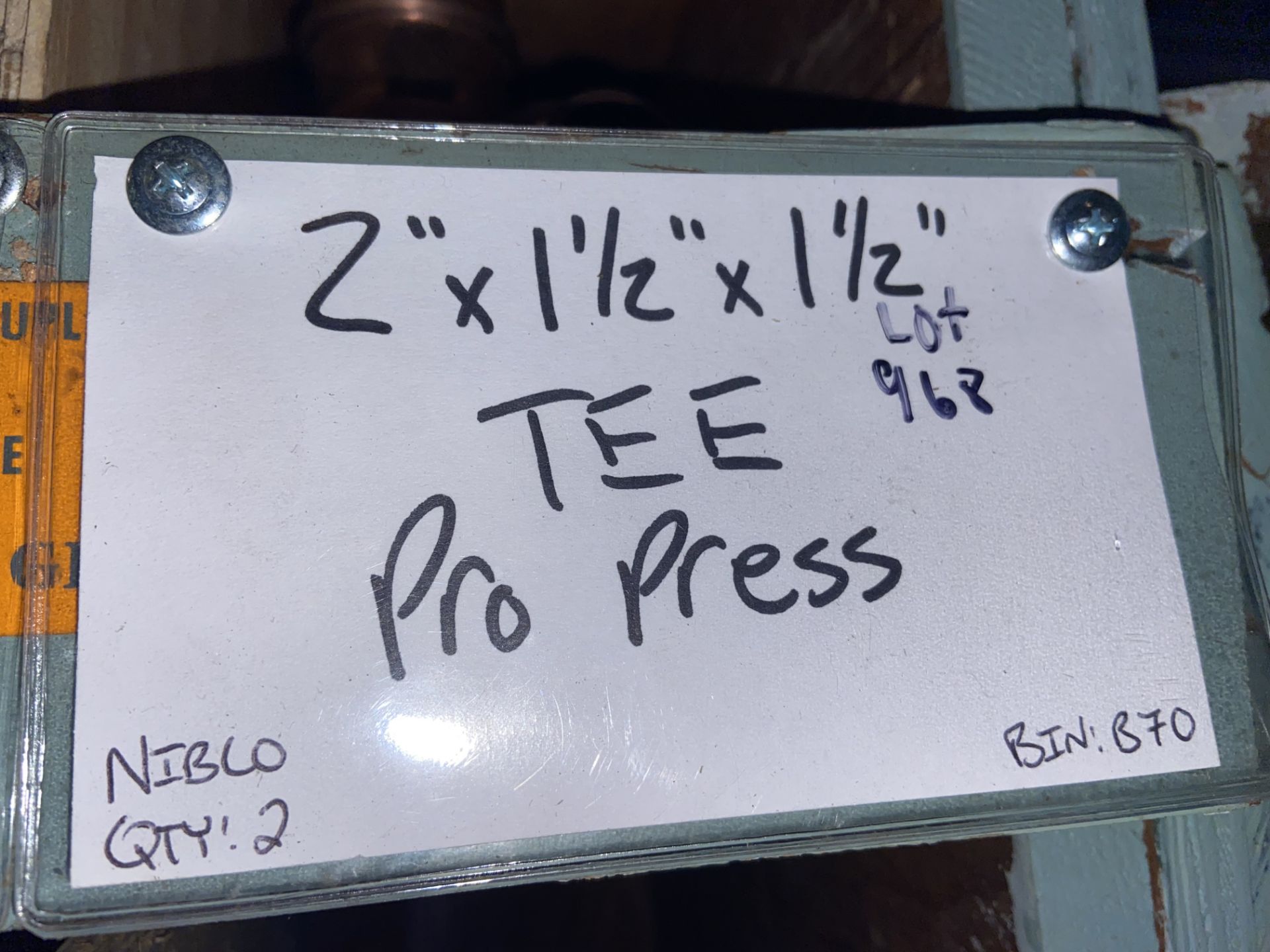NIBCO(2) 2”x1/2”1/2” Tee Pro Press (LOCATED IN MONROEVILLE, PA) - Image 2 of 2