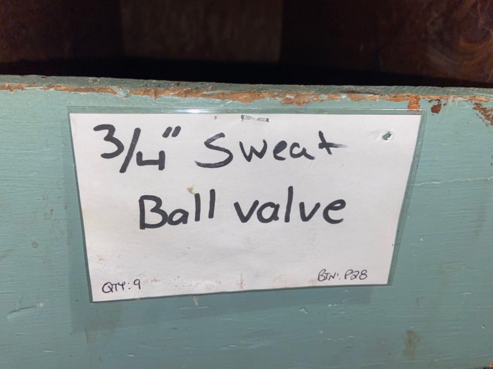 (9) 3/4" Sweat Ball Valve (Bin: P28); (12) 1" Sweat Ball Valve (Bin: P29); (4) 1-1/4" Sweat Ball - Image 2 of 17