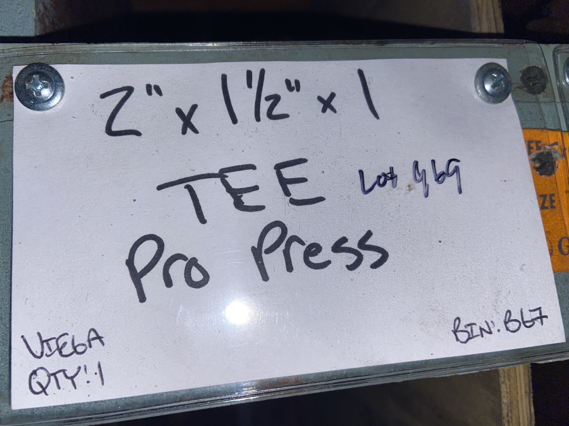 (1) VIEGA 2”x1 1/2” x 1 1/4” Tee Pro Press; (2) NIBCO 1 1/4” 1 1/4”x 1/2” Tee Pro Press; VIEGA (1) - Image 5 of 33