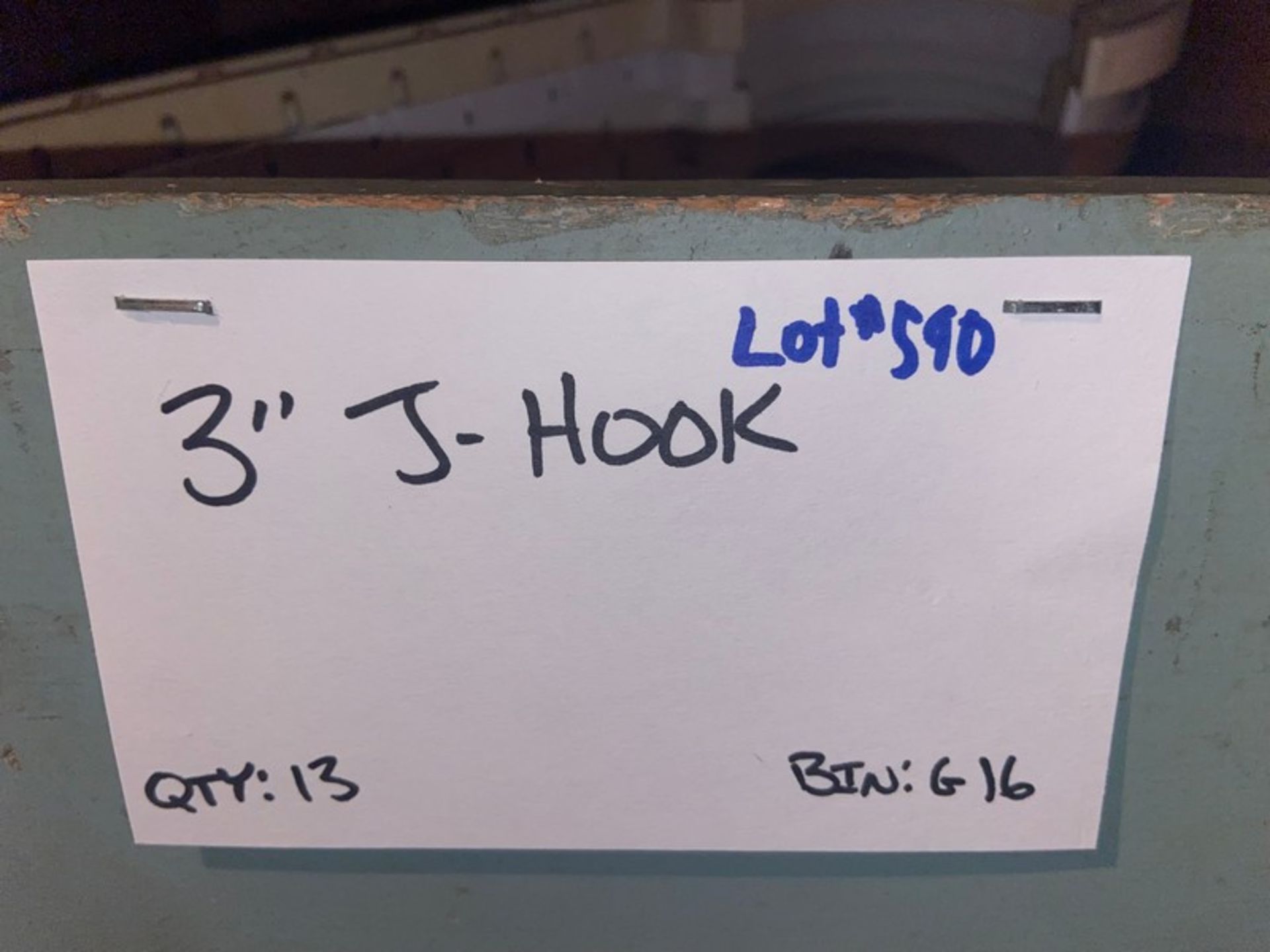 (3) 2” J-Hook (Bin:G15); Includes (13) 3” J-Hook (Bin:G16) (LOCATED IN MONROEVILLE, PA) - Image 4 of 7