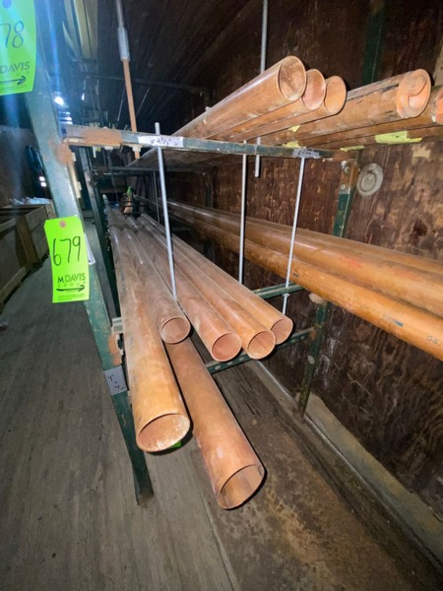 Straight Sections of Copper Pipe (LOCATED IN MONROEVILLE, PA) (RIGGING, LOADING, & SITE MANAGEMENT