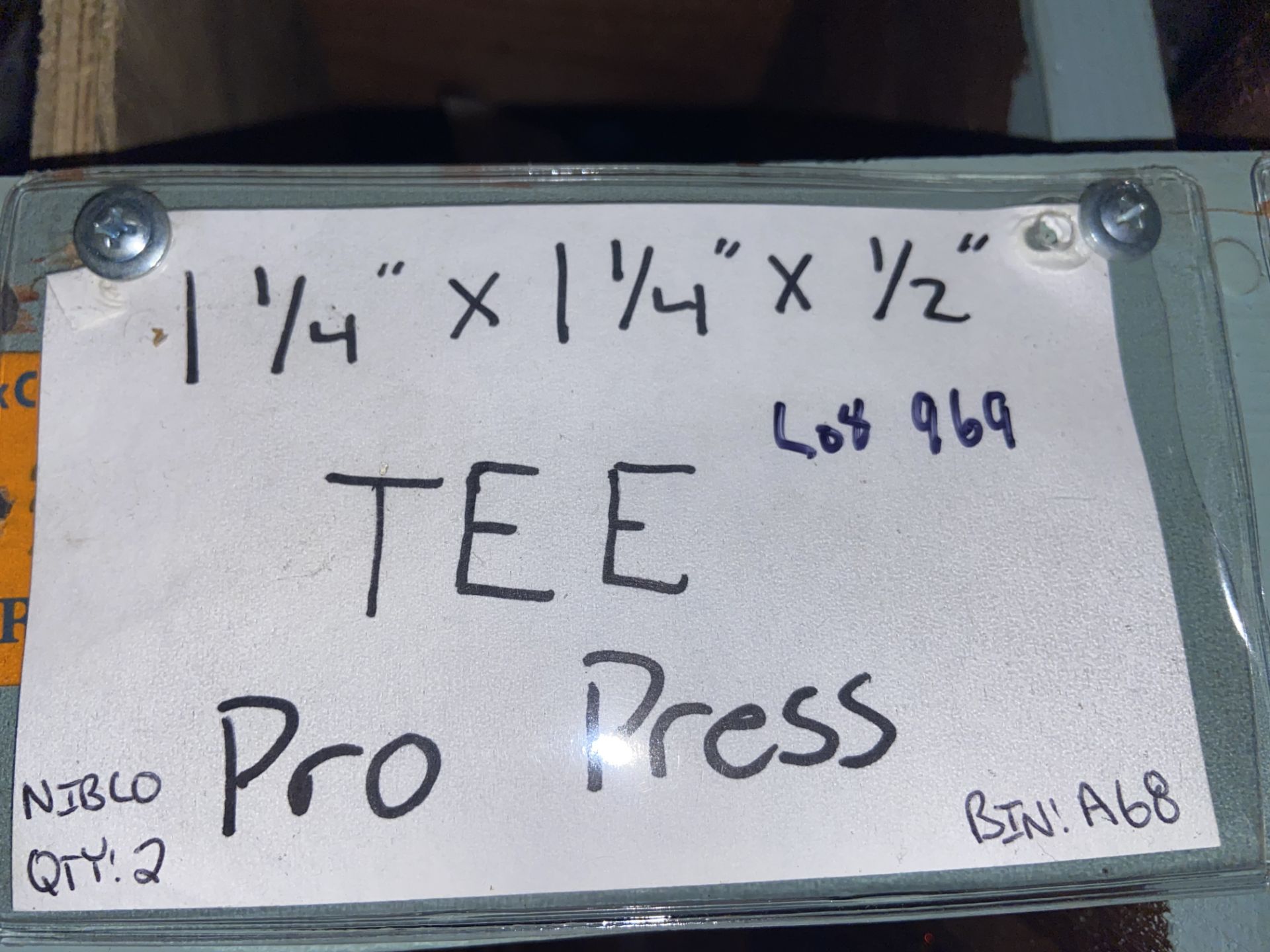 (1) VIEGA 2”x1 1/2” x 1 1/4” Tee Pro Press; (2) NIBCO 1 1/4” 1 1/4”x 1/2” Tee Pro Press; VIEGA (1) - Image 33 of 33