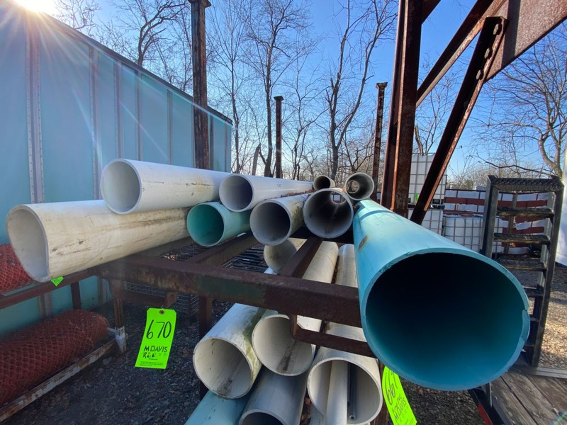 Assorted Pieces of PVC, Aprox. 17 Pces. (LOCATED IN MONROEVILLE, PA) (RIGGING, LOADING, & SITE - Image 2 of 4