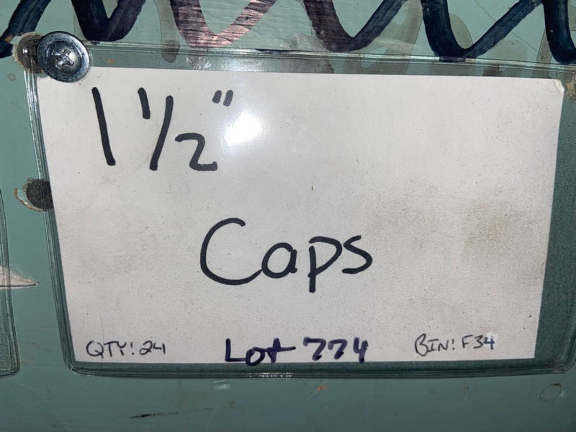 (24) 1 1/2” Caps (Bin:F34)(LOCATED IN MONROEVILLE, PA) - Bild 2 aus 2