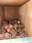 (76) 1-1/4" Two Hole Copper Strap (Bin: A29) (LOCATED IN MONROEVILLE, PA)