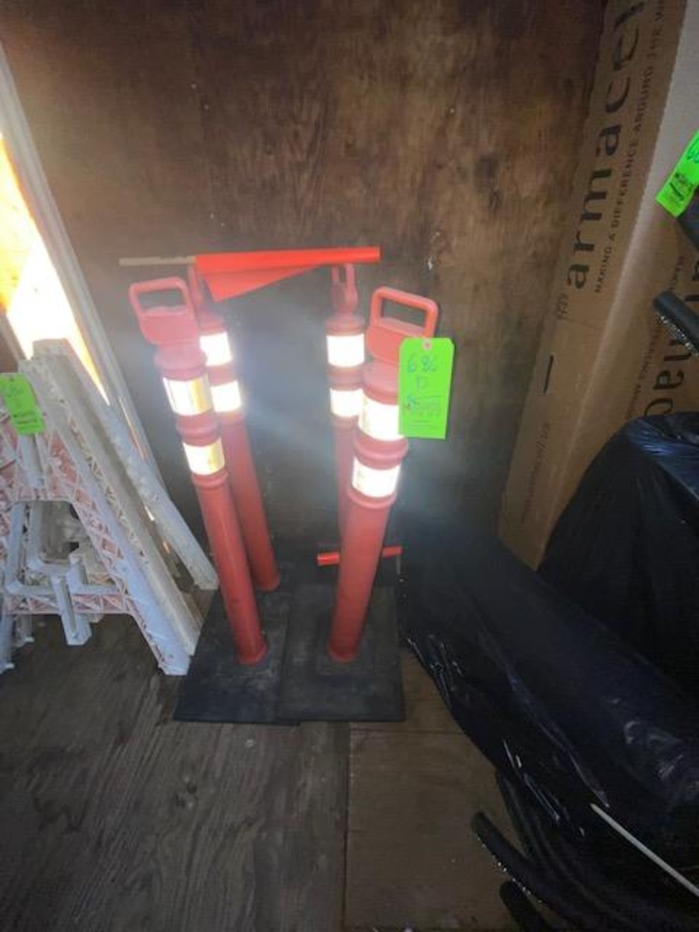 Lot of Assorted Safety Cones & A-Frames, with Orange Safety Flag (LOCATED IN MONROEVILLE, PA) - Bild 3 aus 3