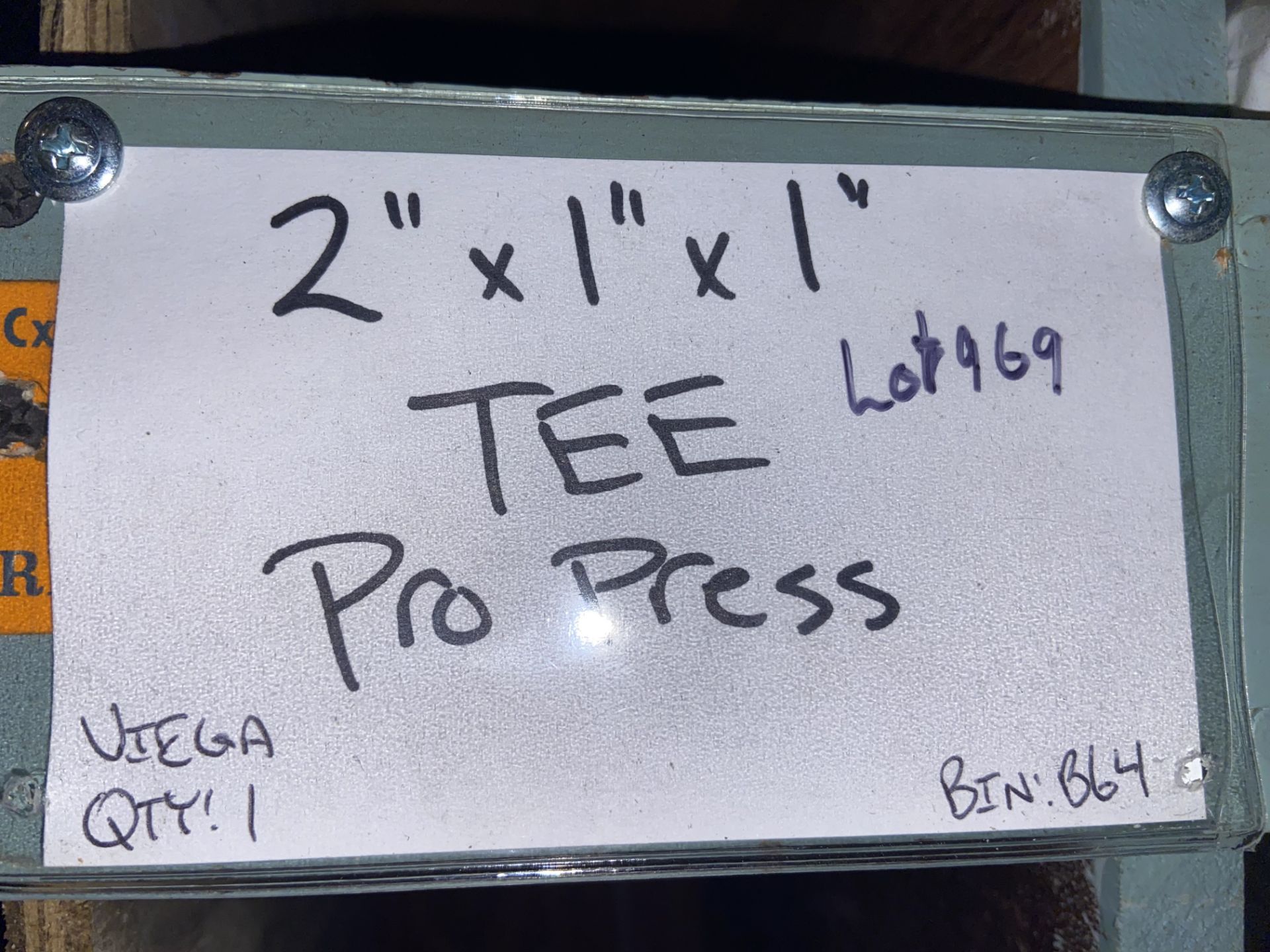 (1) VIEGA 2”x1 1/2” x 1 1/4” Tee Pro Press; (2) NIBCO 1 1/4” 1 1/4”x 1/2” Tee Pro Press; VIEGA (1) - Image 12 of 33