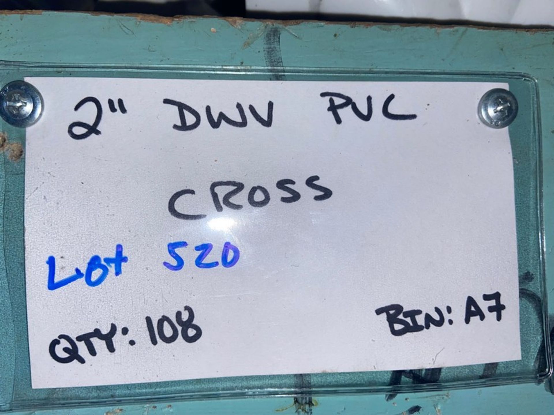 (108) 2” DWV PCC Cross (Bin:A7) (LOCATED IN MONROEVILLE, PA) - Bild 5 aus 5