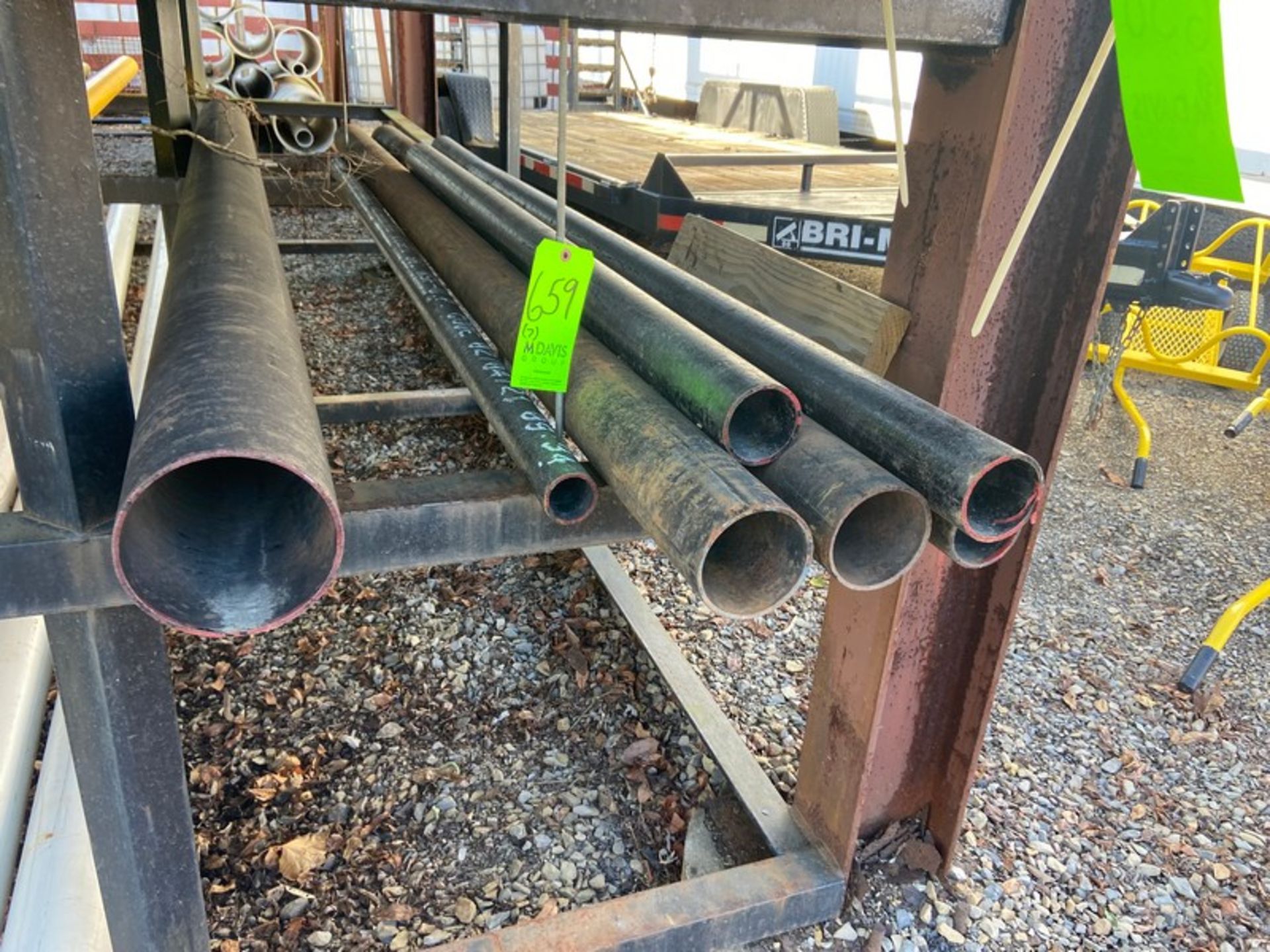 Straight Sections of Metal Drain Pipe (LOCATED IN MONROEVILLE, PA) (RIGGING, LOADING, & SITE