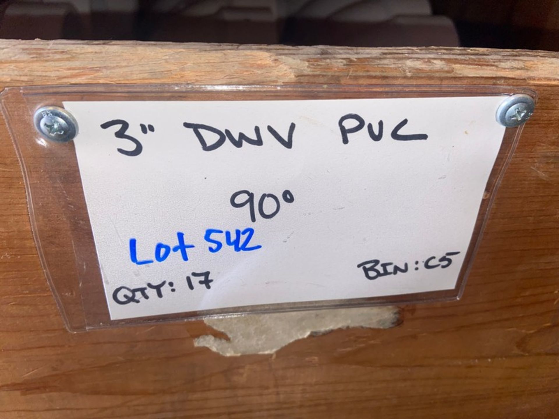 (17) 3” DWV PVC 90” (Bin:C5)(LOCATED IN MONROEVILLE, PA) - Image 3 of 5