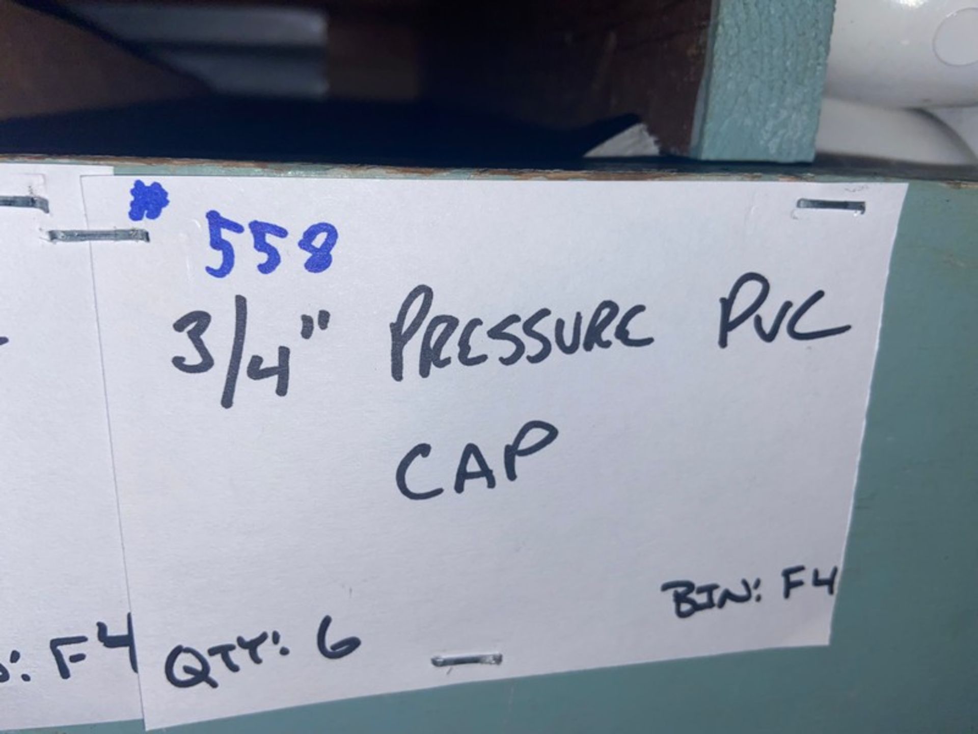 (32) 3/4” Pressure PVC Female Adapter (Bin:F4), Includes (9) 3/4” Pressure PVC Male Adapter (Bin: - Image 5 of 20