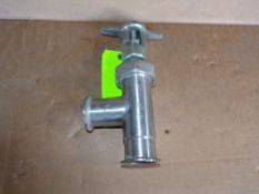 Qty (1) All stainless steel 2 inch sanitary plunger valve