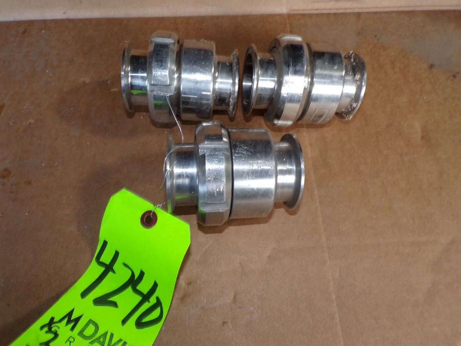 Qty (3) All Stainless steel 2 inch Sanitary Check Valves - Image 3 of 3
