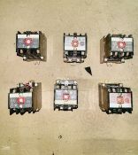 Qty (6) - Allen Bradley Heavy Duty Contactor - 60 amp - 120 volt coil