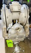 Qty (1) Crane Diaphragm Pump; 8 inch w/ 2 inch stainless NPT connections; model 2200