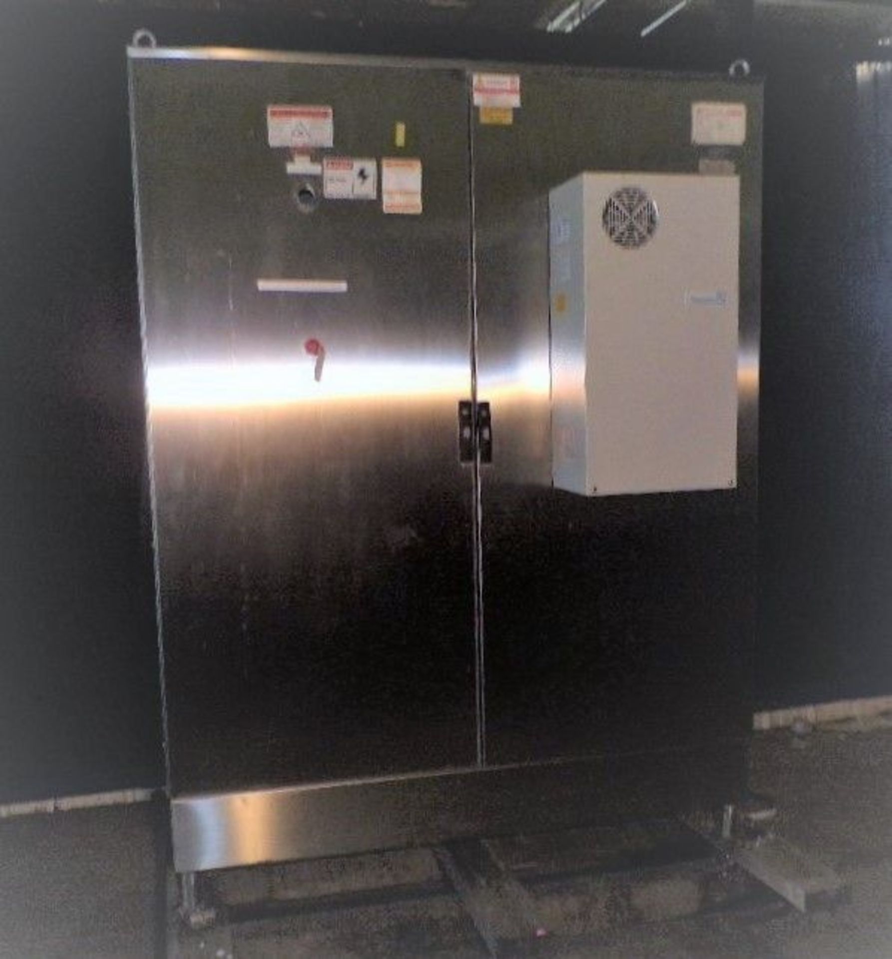 Qty (1) Large Standalone Control With Panel Contents 84" Tall x 64" Wide x 21" Deep -- All Stainless - Image 4 of 8