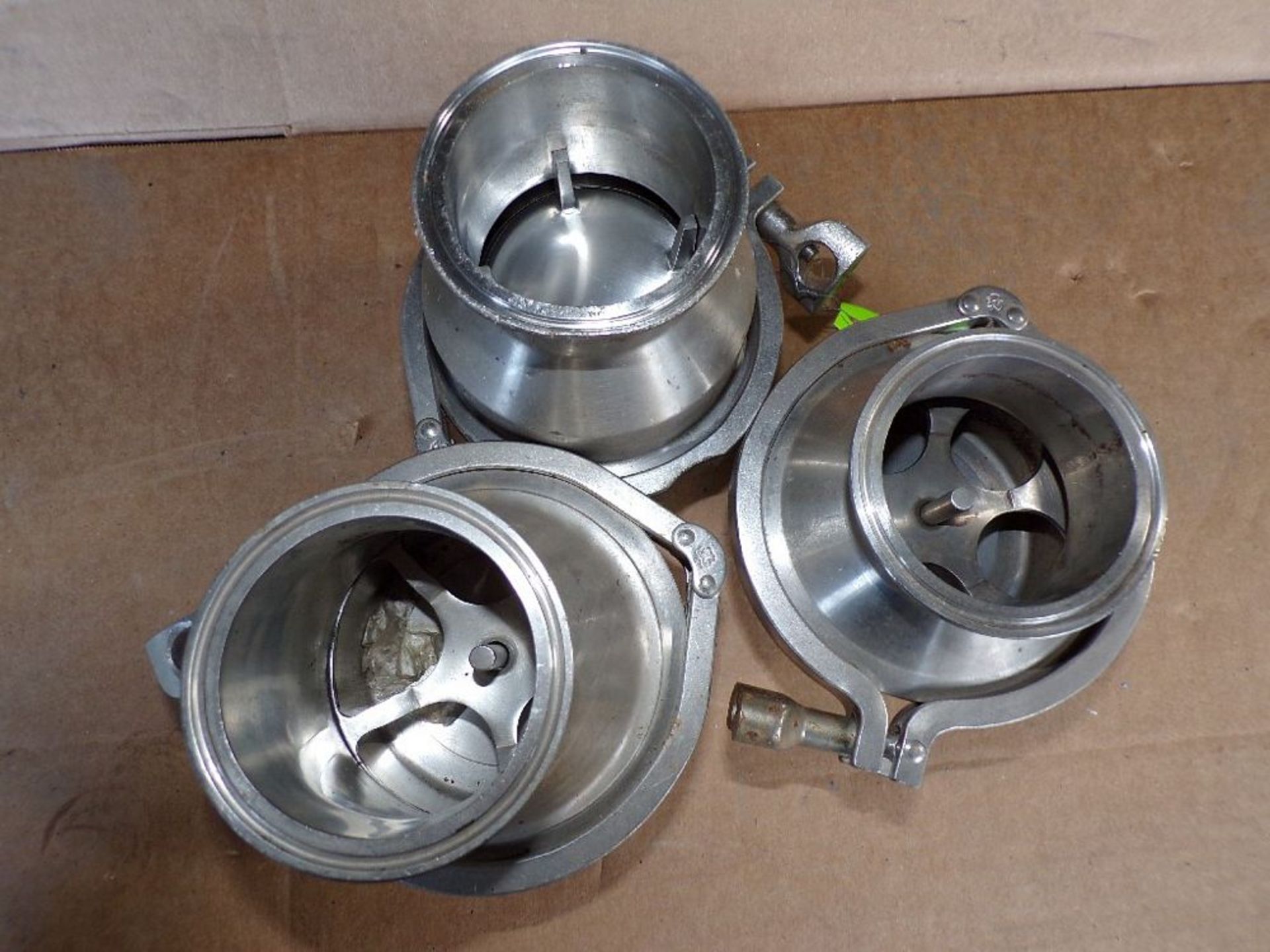 Qty (3) All Stainless steel 3 inch Sanitary Check Valves - Image 3 of 3