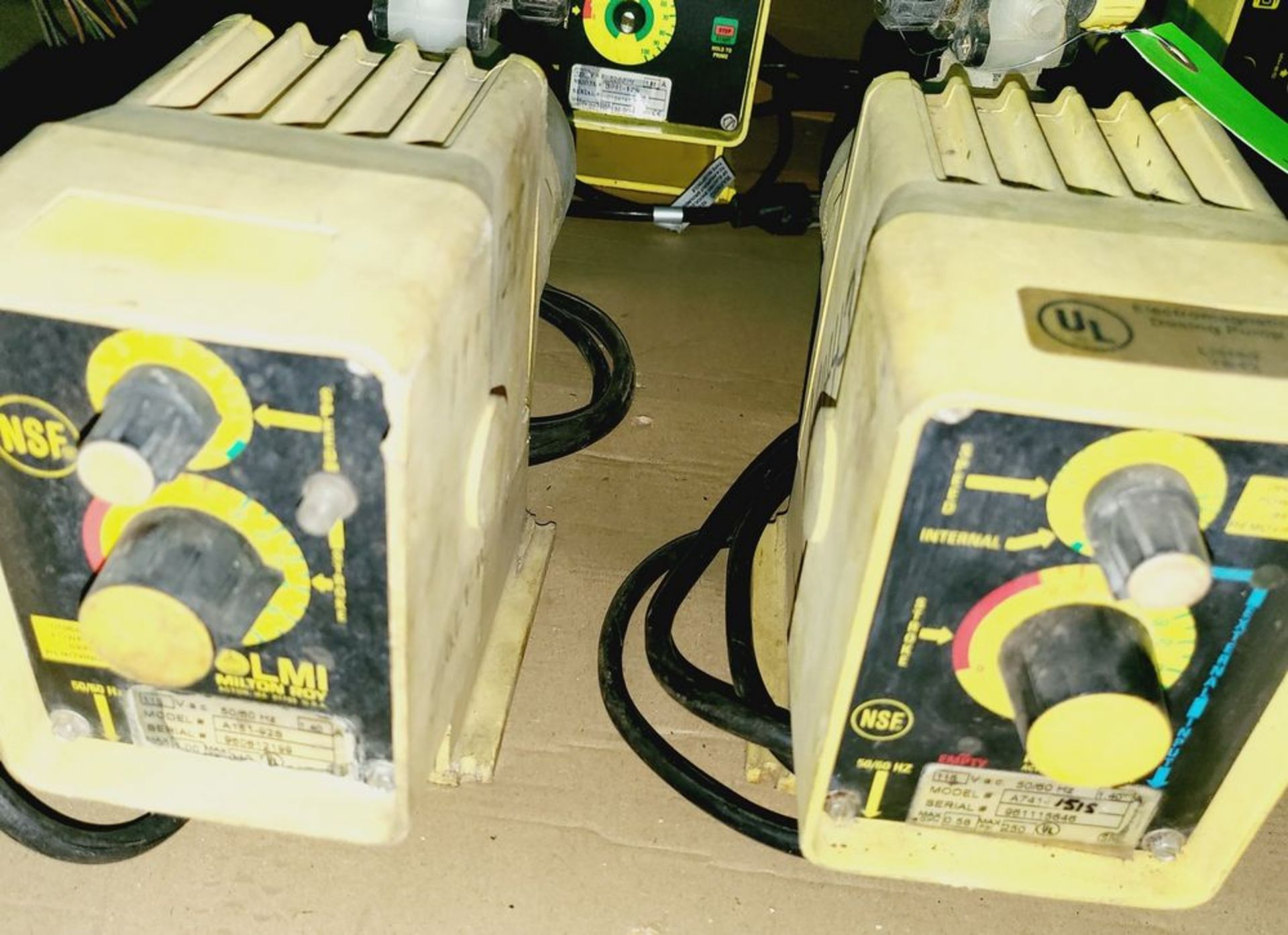 Qty (2) LMI Electromagnetic dosing pump Model A151-92S