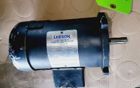 Qty (1) Leeson LSS56C Frame Motor - .25 hp - 1750 rpm - 90 volt