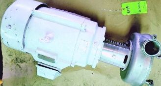Qty (1) Tri-Clover stainless Sanitary Centrifugal Pump - inlet 3' ; outlet 2.5'- 15 hp - 3530