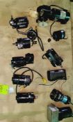 Qty (13) Assorted Small DC GearMotors - 1/70 - 1/8 hp