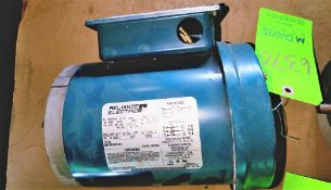 Qty (1) Reliance Electric FB56C Frame Motor - 3 phase - .5 hp - 1725 rpm - 208-230/460-506 volt