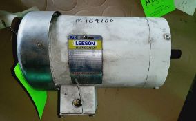 Qty (1) Leeson 145TC Frame Motor - 3 phase - 2 / 2.5 hp - 1740/1440 rpm - 460/380 volt
