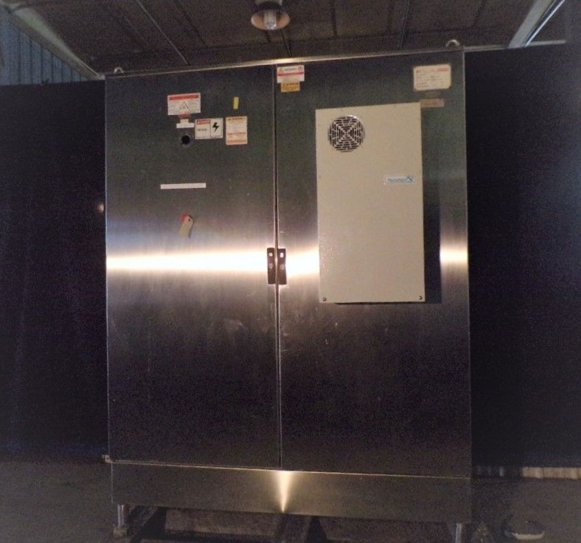 Qty (1) Large Standalone Control With Panel Contents 84" Tall x 64" Wide x 21" Deep -- All Stainless - Image 6 of 8