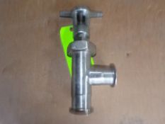 Qty (1) All stainless steel 2 inch sanitary plunger valve