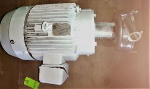 Qty (1) Sanitary Centrifugal Pump - 40 hp - 3530 rpm - 3 phase - 3 inch sanitary inlet - 2 inch