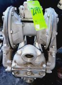 Qty (1) Crane Diaphragm Pump; 8 inch w/ 2 inch stainless NPT connections; model 2200