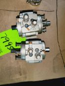 Qty (2) Pneumatic Rotary actuators-340 degree max-adjustable