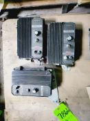 Qty (3) 3 Baldor DC motor speed controllers-10 amp output-NEMA 4X washdown enclosure